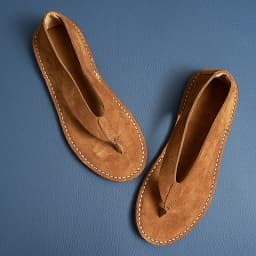Luxury Cow Suede Mens Sandals Handmade Comfortable Genuine Leather 2026 Summer New Fashion Flip Flops Shoes for Male Size 44