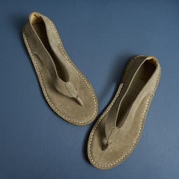 Luxury Cow Suede Mens Sandals Handmade Comfortable Genuine Leather 2026 Summer New Fashion Flip Flops Shoes for Male Size 44