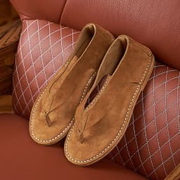Luxury Cow Suede Mens Sandals Handmade Comfortable Genuine Leather 2026 Summer New Fashion Flip Flops Shoes for Male Size 44