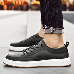 Brand Men's Genuine Leather Shoes, Comfortable Soft-soled Insoles, Men's Casual Oxford Shoes, Outdoor Sports Shoes