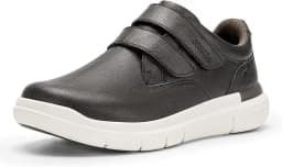 Fitville Men'S Leather Shoes Wide Walking Shoes Water-Repellent Slip On Comfort Casual Dress Sneaker For Diabetic Swollen Feet