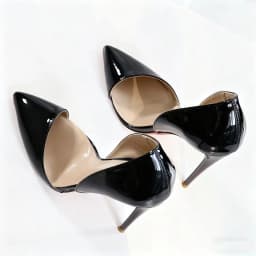 Elegant Classic Red Patent Pointed Toe D'Orsay Pumps for Women Sexy Design 12cm Stiletto High Heels Comfortable Evening Party