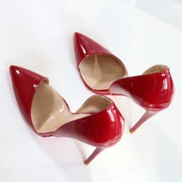 Elegant Classic Red Patent Pointed Toe D'Orsay Pumps for Women Sexy Design 12cm Stiletto High Heels Comfortable Evening Party