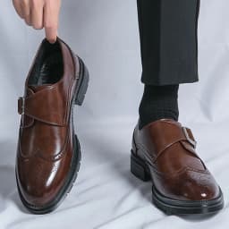 Fashion Formal Wedding Shoes Men Trend Casual Business Leather Shoes For Men High Quality Social Brogues Leather Shoes Male