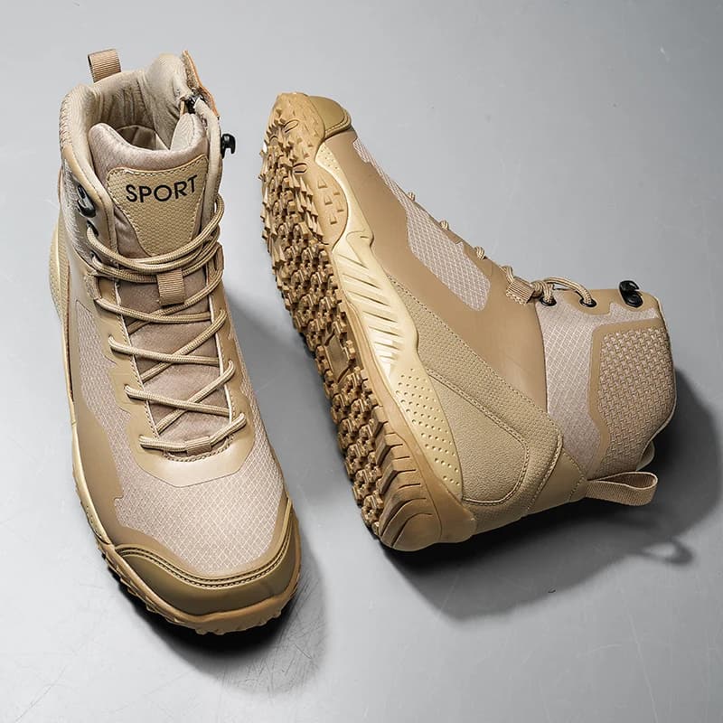 Men New Tactical Boots Outdoor Training Safety Work Anti-Slip Male Waterproof Breathable Army Boots Rapid Response Hunting Boot