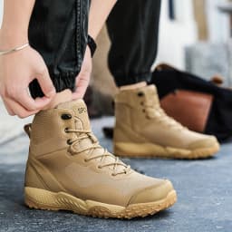 Men New Tactical Boots Outdoor Training Safety Work Anti-Slip Male Waterproof Breathable Army Boots Rapid Response Hunting Boot