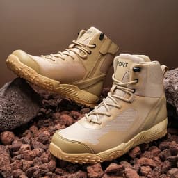 Men New Tactical Boots Outdoor Training Safety Work Anti-Slip Male Waterproof Breathable Army Boots Rapid Response Hunting Boot