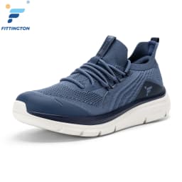Fittington Wide Toe Walking Shoes Breathable Casual Running Shoes for Men Trainer Jogging Footwear Arch Support Foot Pain Relief