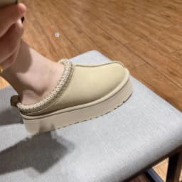 Classic Thick soled Snow Boots for Women in Winter 2026, Short Style Cashmere Warm Thick soled Heerless Shoes, Wool Half Slippers, Women's Cotton Shoes