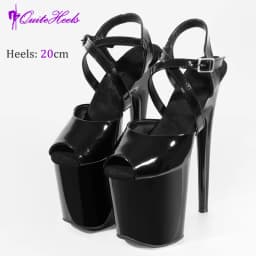Sexy new age sandals pole dance sandals solid color cross strip dance shoes nightclub runway show