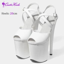 Sexy new age sandals pole dance sandals solid color cross strip dance shoes nightclub runway show