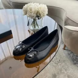 High Color scheme Ballet Flats Women Spring Autumn Denim Blazer Leather Bow Round Toe Comfortable Shoes Women ballet shoes