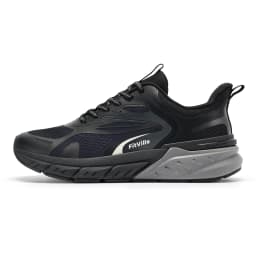 FitVille Men's Sports Shoes Wide Toe Walking Shoes for Men Breathable Cushioned Casual Sneakers for Swollen Feet Arch Support