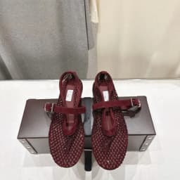 Women Hollow Out Cutout Mary Jane Flats Buckle Strap Breathable Leather Casual Slip On Walking Daily Shoes