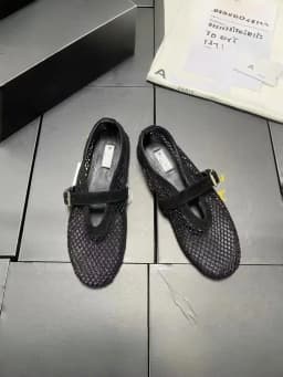Women Hollow Out Cutout Mary Jane Flats Buckle Strap Breathable Leather Casual Slip On Walking Daily Shoes