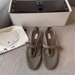 Women Hollow Out Cutout Mary Jane Flats Buckle Strap Breathable Leather Casual Slip On Walking Daily Shoes