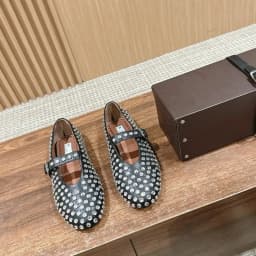 Women Hollow Out Cutout Mary Jane Flats Buckle Strap Breathable Leather Casual Slip On Walking Daily Shoes