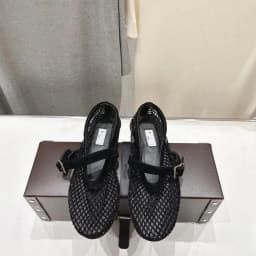 Women Hollow Out Cutout Mary Jane Flats Buckle Strap Breathable Leather Casual Slip On Walking Daily Shoes