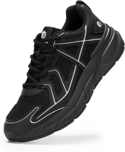 FitVille Men's Extra Wide Width Walking Athletic Sneakers, Non-Slip Gym Workout Shoes Featuring Thicker Cushioning & Bouncy Support, Comfort Footwear for Wide Feet & Sore Feet