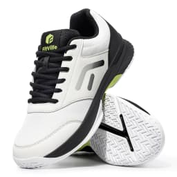 FitVille Men'S Extra Wide Pickleball & Table Tennis Shoes, Comfort Cushioned Hard Court Casual Sneakers Suitable For Baseball