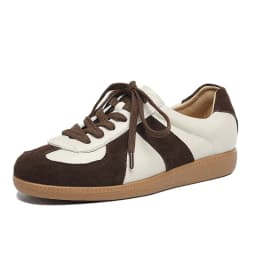 NEW TREND 2026 Fashion Spring Autumn Cow Suede Women Sneakers Splicing Ladies Cross Strap Platform Green Red Brown Casual Shoes