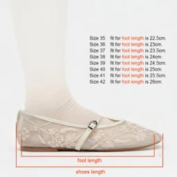 Women's Ballet Flats Ballerina Shoes 2025 Summer New White Mary Jane Comfortable Embroidered Mesh Buckle Strap Elegant
