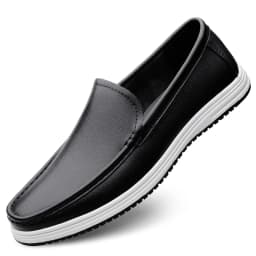 High Quality Genuine Leather Shoes Massage Soles Office Commuting Men's Business Shoes Interview Versatile Men's Driving Shoes