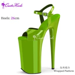 Sexy 26cm High Heels Sandals Stripper Heels Strip Pole Dance Shoes New Peep Toe Party Models Stage Show Shoes