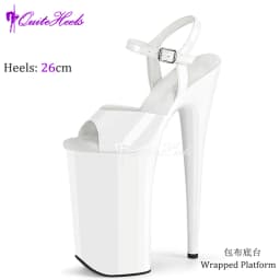 Sexy 26cm High Heels Sandals Stripper Heels Strip Pole Dance Shoes New Peep Toe Party Models Stage Show Shoes