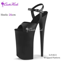 Sexy 26cm High Heels Sandals Stripper Heels Strip Pole Dance Shoes New Peep Toe Party Models Stage Show Shoes