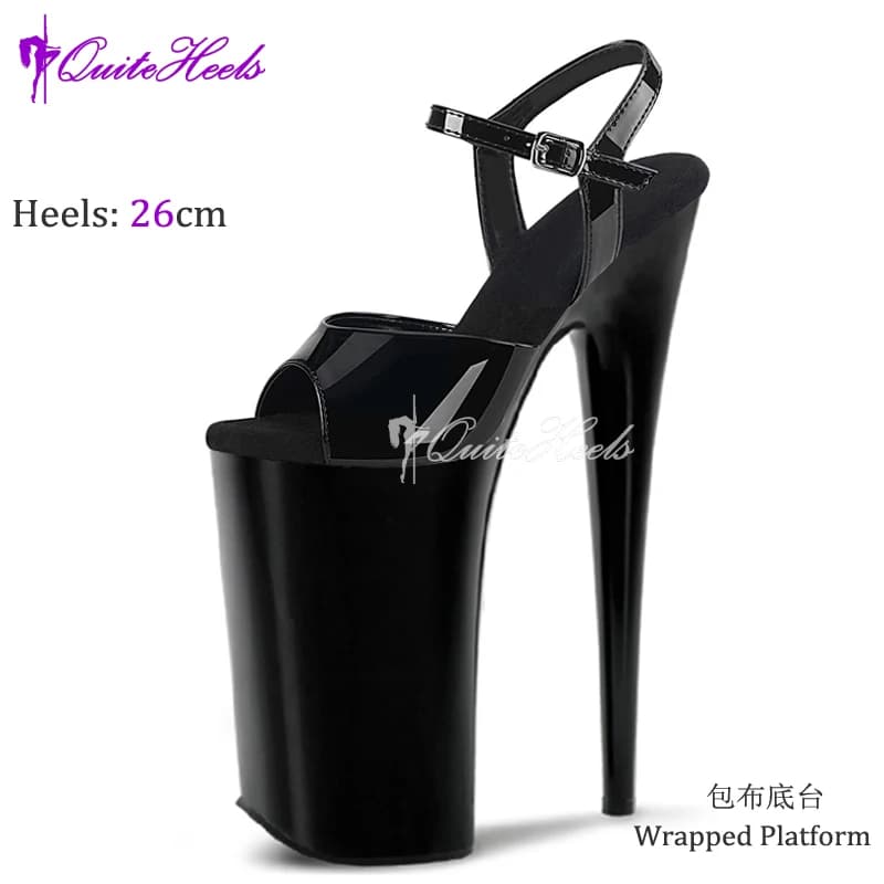 Sexy 26cm High Heels Sandals Stripper Heels Strip Pole Dance Shoes New Peep Toe Party Models Stage Show Shoes