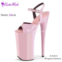Sexy 26cm High Heels Sandals Stripper Heels Strip Pole Dance Shoes New Peep Toe Party Models Stage Show Shoes