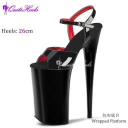 Sexy 26cm High Heels Sandals Stripper Heels Strip Pole Dance Shoes New Peep Toe Party Models Stage Show Shoes