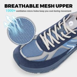 Fittington Wide Shoes For Man Walking Shoes Casual Sneakers Orthopedic Shoes Arch Support for Plantar Fasciitis Neuropathy