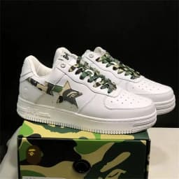 A BATHING APE Men Women Shark None-Slip Skateboarding Shoes Outdoor Causal Bapesta Sports Walking Sneakers