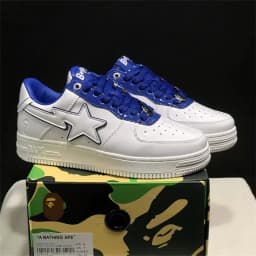 A BATHING APE Men Women Shark None-Slip Skateboarding Shoes Outdoor Causal Bapesta Sports Walking Sneakers