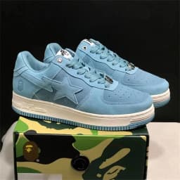 A BATHING APE Men Women Shark None-Slip Skateboarding Shoes Outdoor Causal Bapesta Sports Walking Sneakers