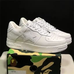 A BATHING APE Men Women Shark None-Slip Skateboarding Shoes Outdoor Causal Bapesta Sports Walking Sneakers