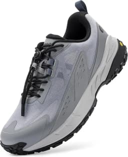 FitVille Wide Width Men'S Sneakers Non-Slip Comfortable Trekking Hiking Walking Shoes For Outdoor Shoe With Arch Support