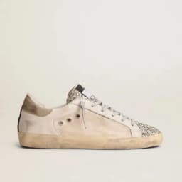 Women's Shabby and Dirty Sneakers Genuine Leather Sneakers Fashionable Casual Versatile White Shoes