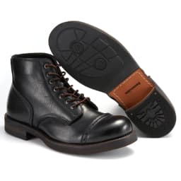 Precision Stitch Boots Men Vegetable Tanned Leather Horseriding Shoes Combat Ourdoor Driving Boots