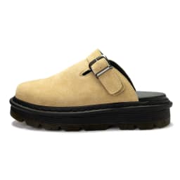 Outdoor Sandals Women Men Genuine Cow Leather Roud Toe Back Belt Strap Buckle Sewing Sole Ladies Shoes Handemade British Retro
