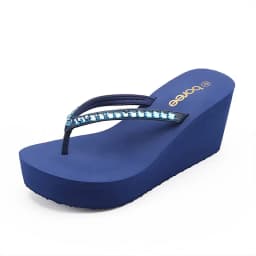BOREE Women Summer Bling Crystal Slippers Flip Flops Platform Wedges Slipper Vacation Beach Outdoor Sandals femmes chaussures