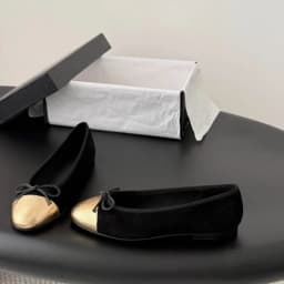 2026 Design Denim Blazer Spring Autumn Ballet Flats Leather Round Toe Bow Comfortable True to Size Women Shoes ballet shoes