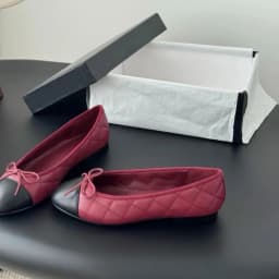 2026 Design Denim Blazer Spring Autumn Ballet Flats Leather Round Toe Bow Comfortable True to Size Women Shoes ballet shoes