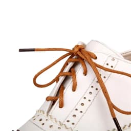 British Women Oxfords High Square Block Heels Pumps Black Brown Patchwork Round Toe Lace Up Casual Office Vintage Ladies Brogues