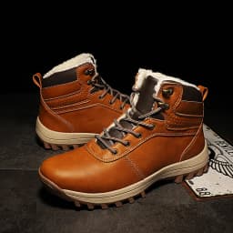 Men Boots High Quality Hking Shoes High Top Shoes Tactical Sneakers Snow Wniter Boots Outdoor Mountaineering Camping Thick Sole