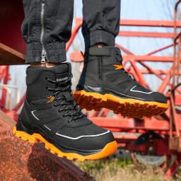 Waterproof Safety Boots For Men, Unbreakable Steel Toe Work Boots, Anti Smashing And Anti Stabbing, Comfortable Safety Shoes