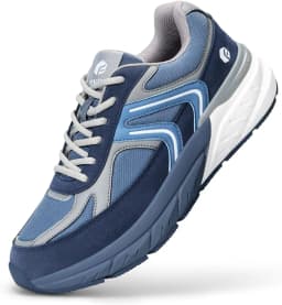 FitVille Extra Wide Shoes For Men Wide Walking Shoes Wide Width Casual Sneakers Comfortable Orthopedic Shoe Arch Support Lightweight For Swollen Feet Plantar Fasciitis Neuropathy