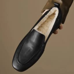 Loafers women's sheepskin wool inside slip-on flats moccasins warm winter cold weather casual espadrilles shoes for woman 2024